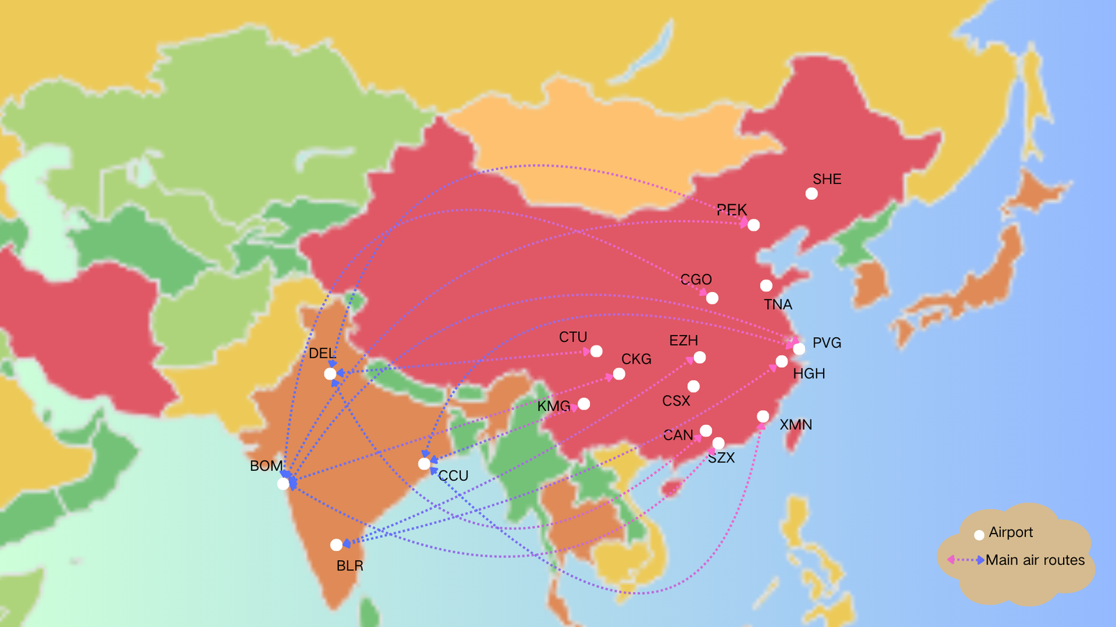air freight from China to Indian
